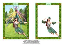 Beltane - Celtic May Day - A5 Card Topper