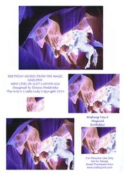 Birthday Wishes from the Magic Unicorn Slot Canyon Usa