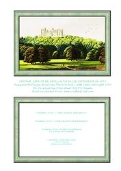 Belvoir Castle in Leicestershire 1875 Quick Card Birthday