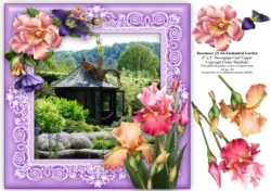 Rosemoor (2) An Enchanted Garden 8 x 8 Decoupage Card Topper
