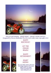 Ducati Motorbike - Biker Night - Dream Rider Fantasy