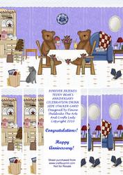 Forever Friends Anniversary Teddy Bears Celebration Drink