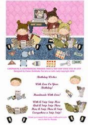 Cardmaking & Scrapbooking Paradise Snip Snip Verse & Card