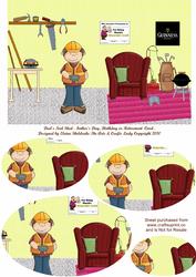 Dad's Cosy Tool Shed - Father's Day, Birthday, Retirement