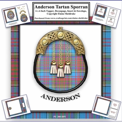 Anderson Tartan Sporran Card Kit