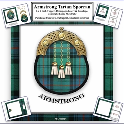 Armstrong Tartan Sporran Card Kit