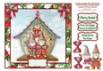 Going Gnome For Christmas - 8 x 8 Card Topper With Decoupage
