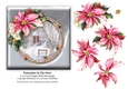 Poinsettias In The Snow (1) - 6 x 6 Card Topper & Decoupage