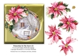 Poinsettias In The Snow (2) - 6 x 6 Card Topper & Decoupage