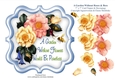 A Garden Without Pretty Rose Flowers & Bees Would Be Pointless - 7 x 7 Card Topper With Decoupage