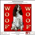 Woof Woof Gun Dog On Red 6 x 6 Card Kit