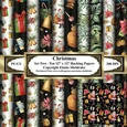 Christmas Patterns Set Two - Ten 12 x 12 Papers