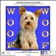 Woof Woof Yorkshire Terrier On Blue - 6 x 6 Card Kit
