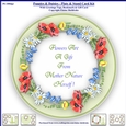 Poppies, Bluebells & Daisies - Plate & Stand Card Kit