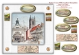 The Butter Cross Ludlow Shropshire  - Square Watercolour Card Topper
