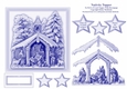 Nativity (2) - 6 x 6 Card Topper With Decoupage