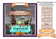 Halloween Witches Cupcakes (2) Card Topper & Tags