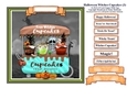 Halloween Witches Cupcakes (3) Card Topper & Tags