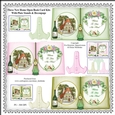 Three New Home Open Book Card Kits With Plate Stands & Decoupage