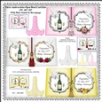 Three Wedding Anniversaries Open Book Card Kits With Plate Stands & Decoupage