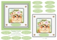 Ginger Summer Cat (2) - 6 x 6 Card Topper 
