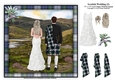 Scottish Wedding (2) - 7.5 x 7.5 Card Topper & Decoupage
