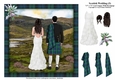 Scottish Wedding (3) - 7.5 x 7.5 Card Topper & Decoupage