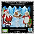 Christmas Santa - Mrs Santa And Naughty Elf - Over the Edge Concertina Card Kit