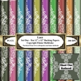 Floral Lace - Ten 12 x 12 Sheets of Backing Paper