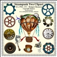Steampunk Set Two - CU - PNG Clipart - Designer Resource Kit