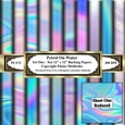 Petrol On Water - Set One - Ten 12 x 12 Printable Backing Paper Set