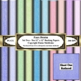 Faux Denim Fabric - Set Two - Ten 12 x 12 Printable Papers