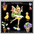 Easter Fairy - Printable Clipart - Set One - Designers Resource Kit