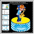 Girl Born To Play The Saxophone - Rocking Cut & Fold Card Kit