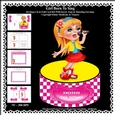 Girl Born To Sing - Rocking Cut & Fold Card Kit