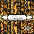 Big Cat Skins - Set Two - Ten 12 x 12 Printable Backing Papers