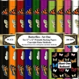 Butterflies Set One - Ten 12 x 12 Printable Papers