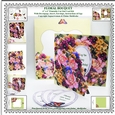 Floral Bouquet - 6 x 6 Floral Printable Cut Out Card Kit With Decoupage, Insert, Envelope, Tags & Instructions