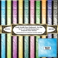 Leafy Scrolls Faux Embossed - Ten 12 x 12 Printable Papers - Set One