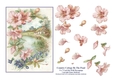 Country Cottage By The Pond - Vintage 5 x 7 Card Topper With Decoupage
