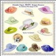 Printable Clipart - Hats - 14 x PNG Full Size Images - Designer Resource - CU/PU