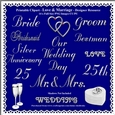 Printable Clipart - Love & Marriage Silver - 14 x PNG Full Size Images - Designer Resource - CU/PU