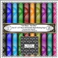 Printable Art Deco - Set One - Ten 12 x 12 Sheets Of Backing Papers