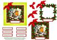 Robin Redbreast & Christmas Holly Decoupage Card Sheet 2
