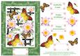 Oriental Butterfly Dreams & Waterlily Decoupage Card Sheet 3