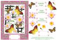 Oriental Butterfly Dreams & Waterlily Decoupage Card Sheet 5