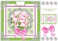 A Bouquet of Pink Roses 8 Inch Square Decoupage Card Sheet 2