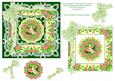 Bird Song Wild Roses and Vintage Lace Decoupage Topper