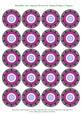 Butterflies - Anemone Flowers for Tea Bag Folding or Topper