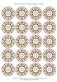 Pink Rose Doilies for Tea Bag Folding or Toppers